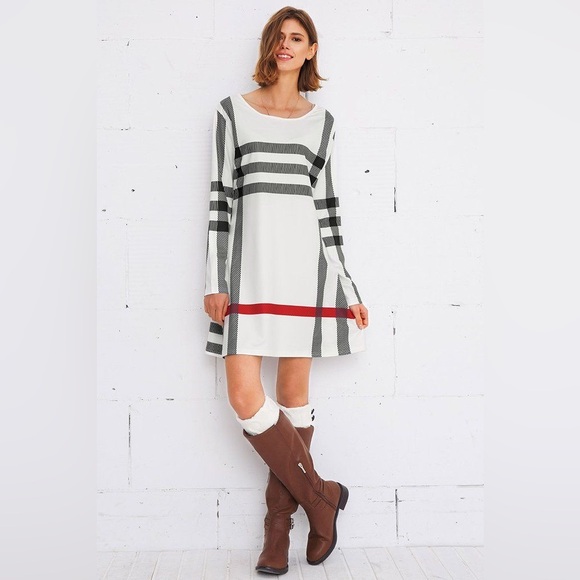 Cupshe • Burberry Patterned Dress NWT - Picture 1 of 4